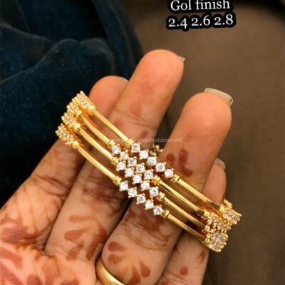 27 Premium quality gold finish bangles