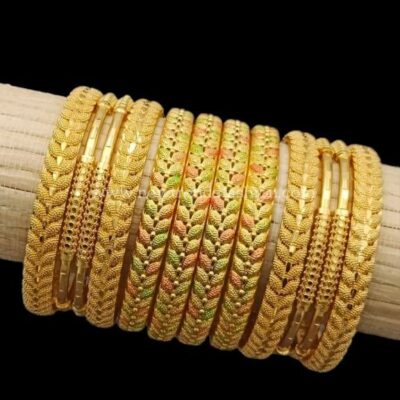 31 Micro polished traditional bangles set of 12