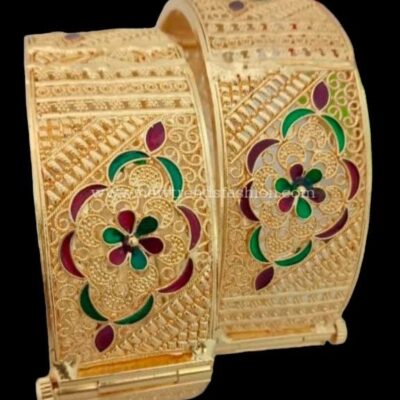 33 Micro polished traditional bangles set of 2
