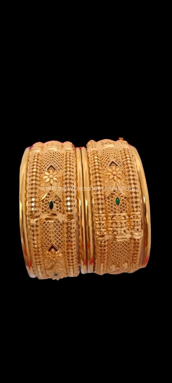 34 Micro polished traditional bangles set of 10