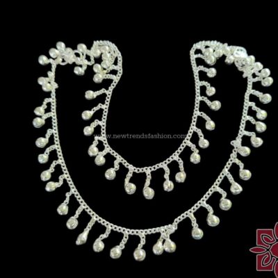 37 Silver polished anklet (golusu)