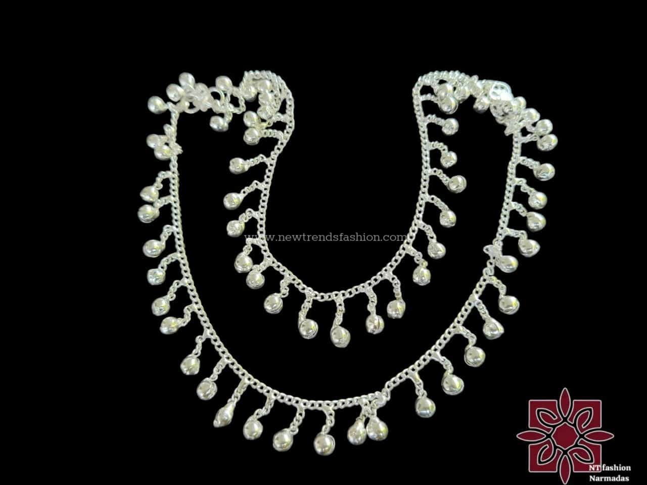 37 Silver polished anklet (golusu)
