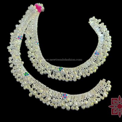 40 Silver polished anklet (golusu)