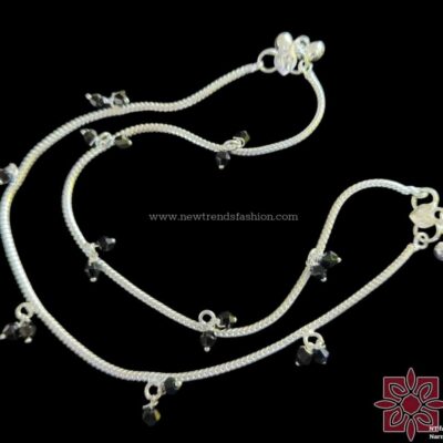 35 Silver polished anklet (golusu)