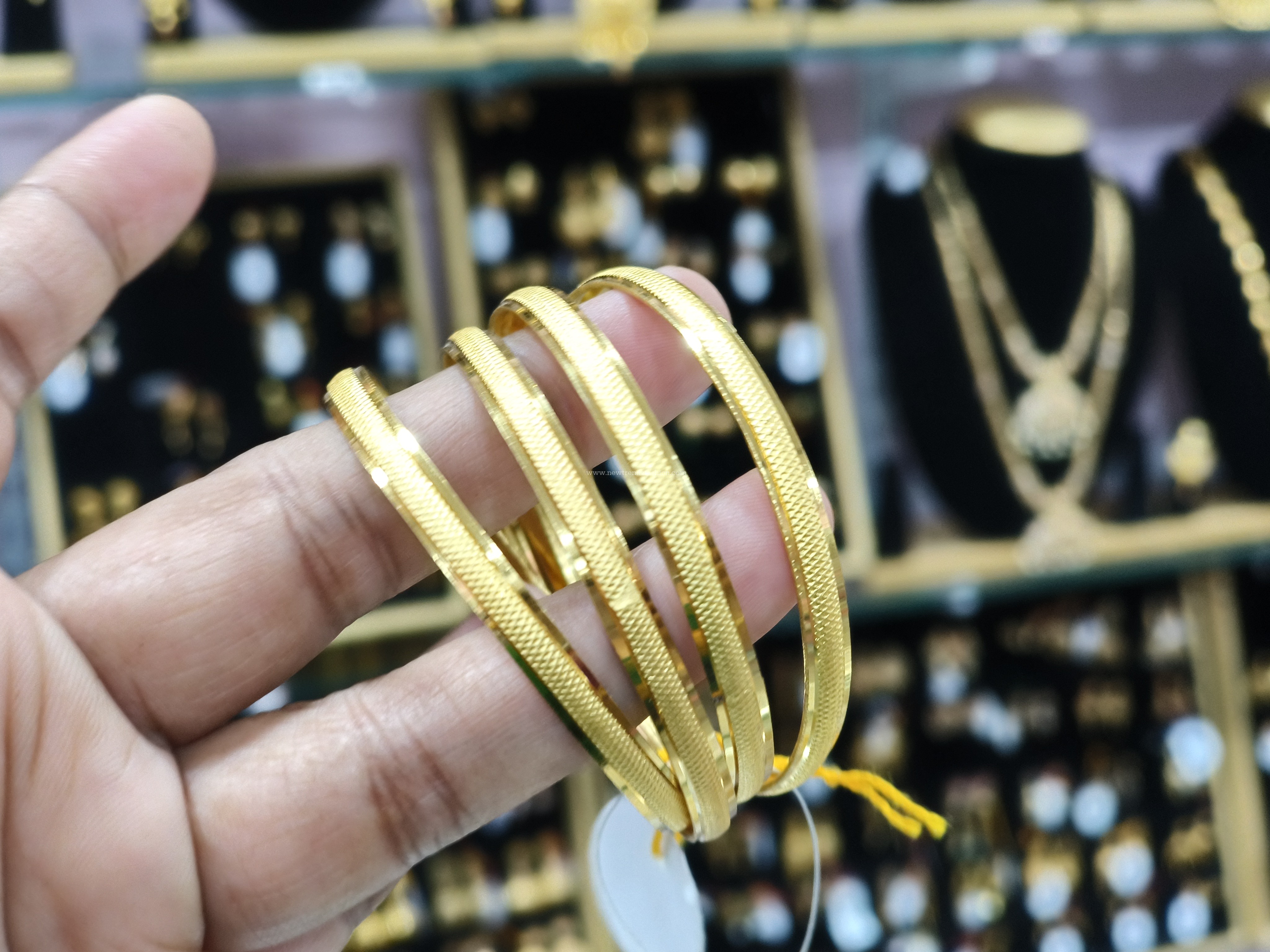 94 One gram gold farming bangles set of 4 (098)