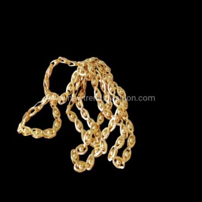 25 MICRO GOLD PLATED INTERLOCKING CHAINS WITH BALLS00
