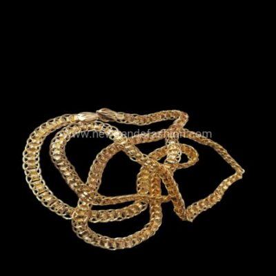 26Gold plated interlocking rounds chains looks like real gold jewellery. Size variations available.Gold plated interlocking rounds chains looks like real gold jewellery. Size variations available. Micro plated interlocking chains