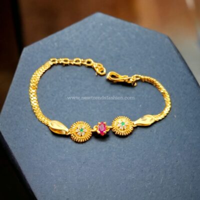 One gram gold forming bracelet