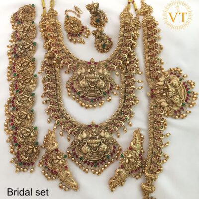 Traditional Lakshmi bridal set