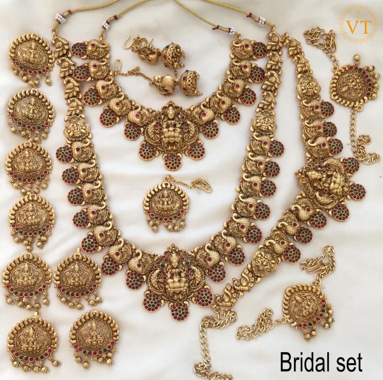 Premium Matt Lakshmi bridal set