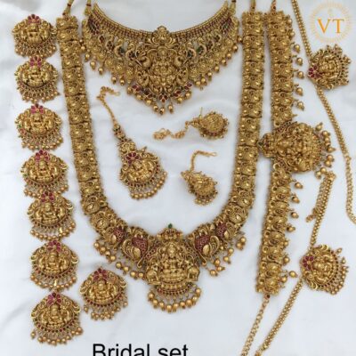 Premium Matt Lakshmi bridal set