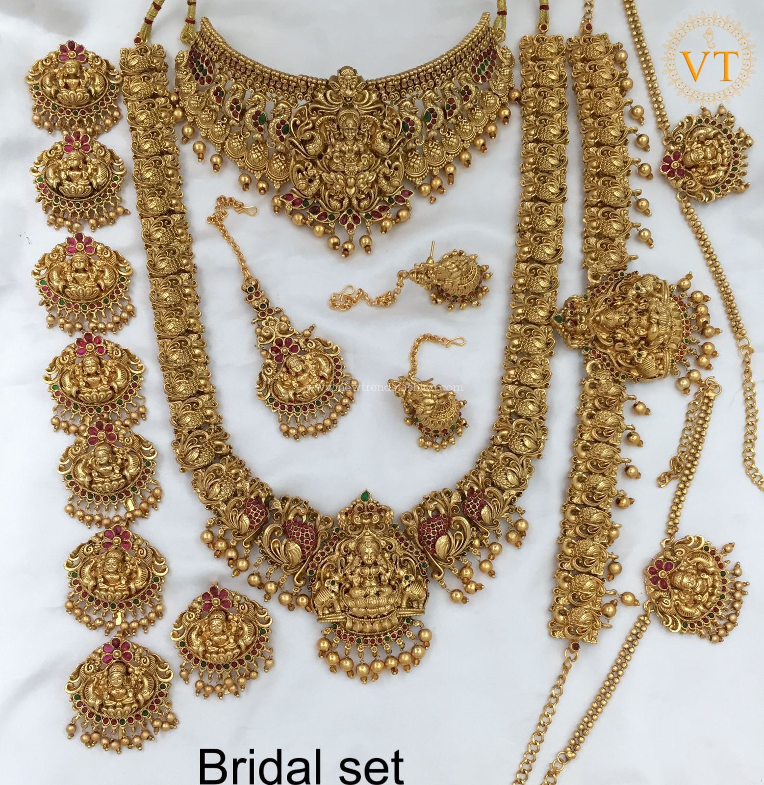 Premium Matt Lakshmi bridal set