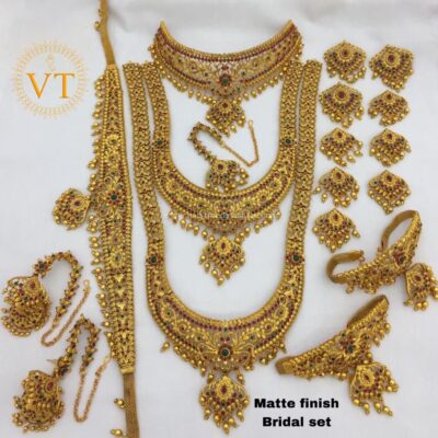 Premium Matt bridal set