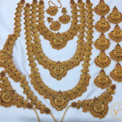 Traditional Lakshmi bridal set