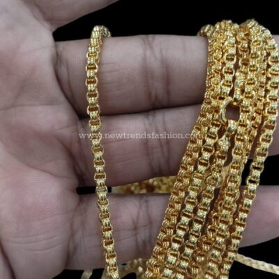 31 Micro gold plated interlocking chains