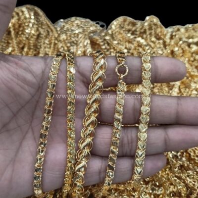 33 Micro gold plated chains