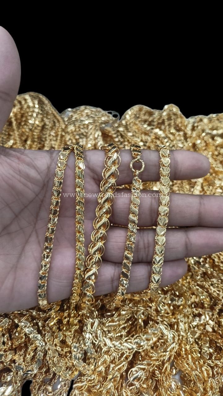 33 Micro gold plated chains