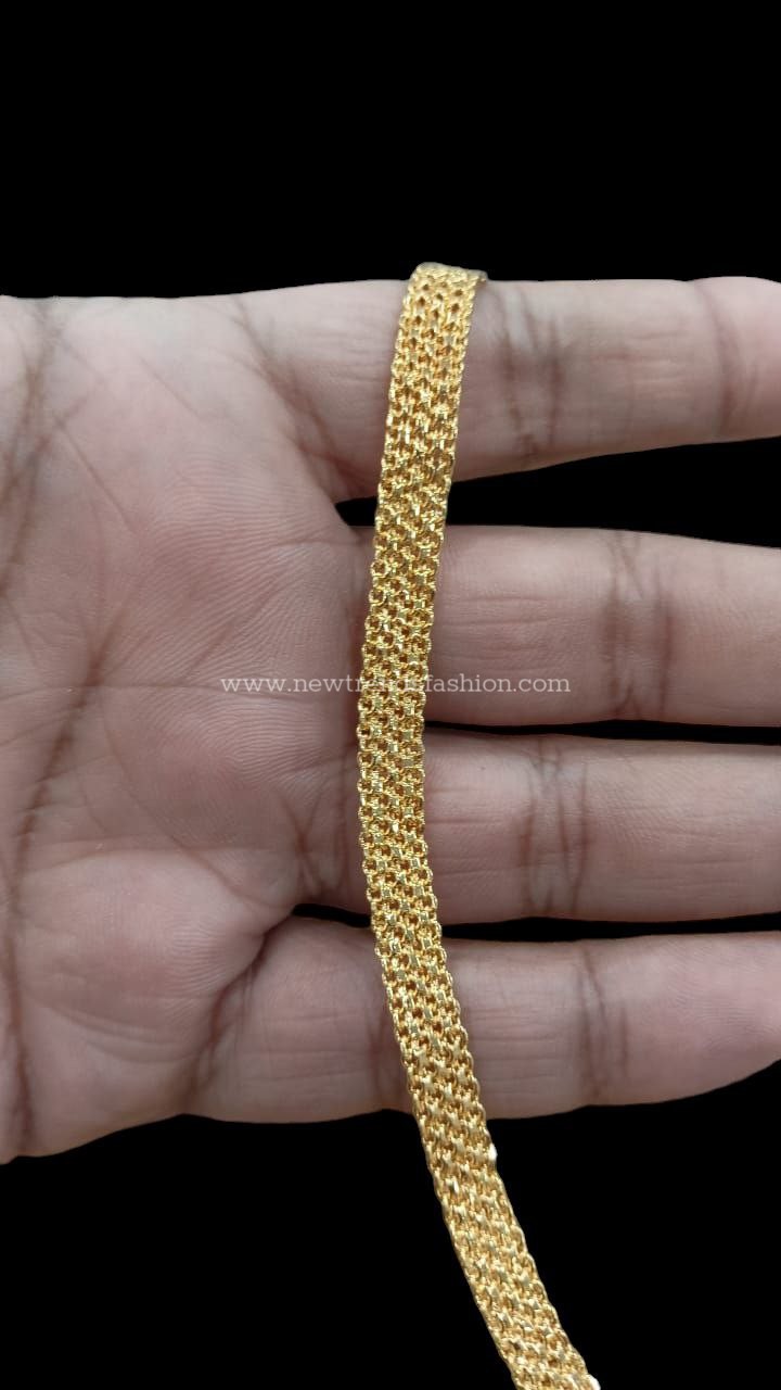 34 Gold plated chains