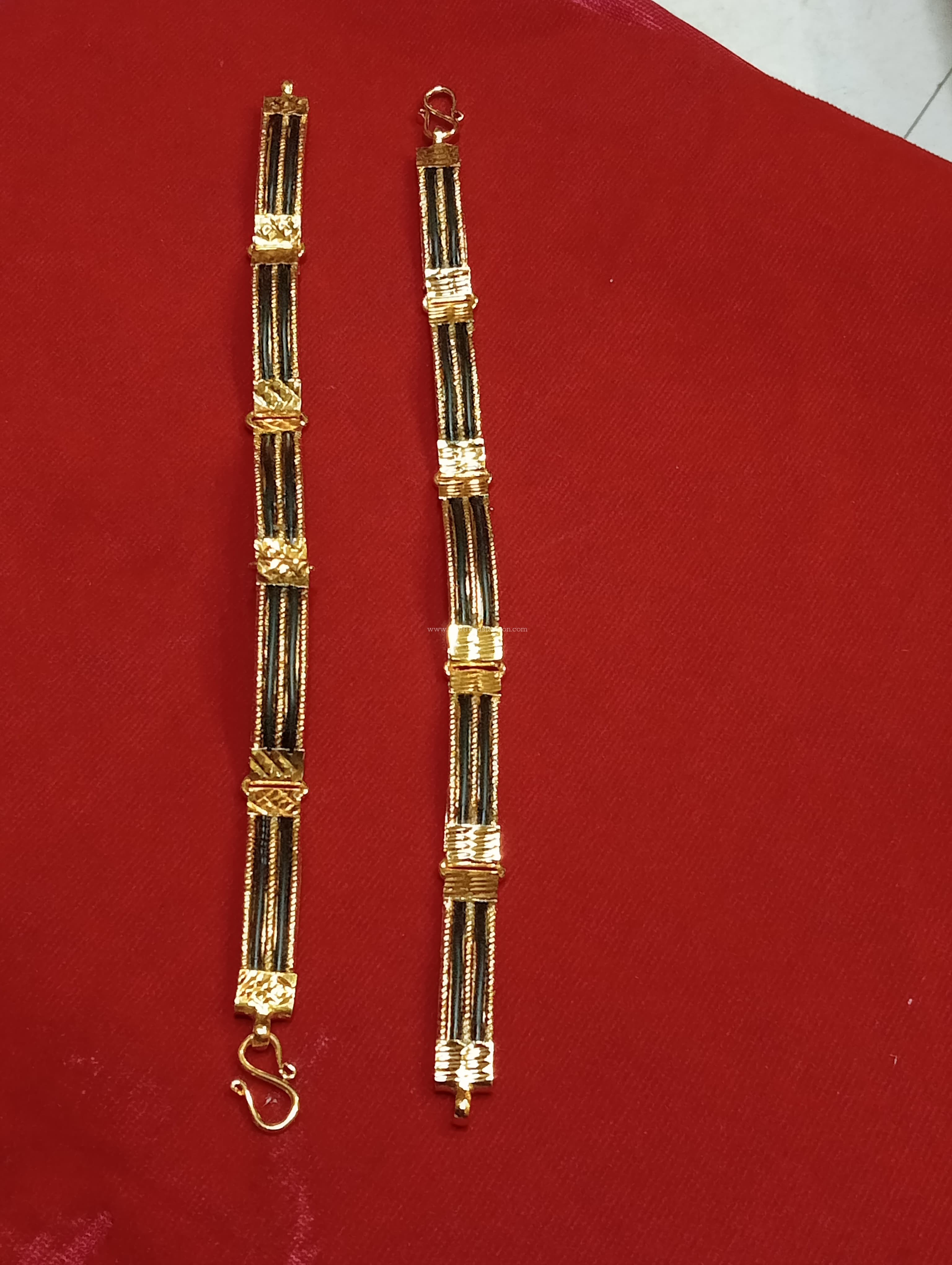 One gram gold forming bracelet