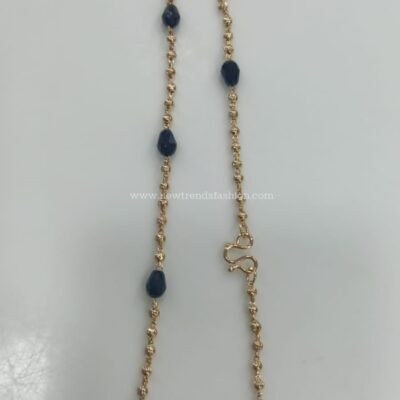 84 Black beads chain