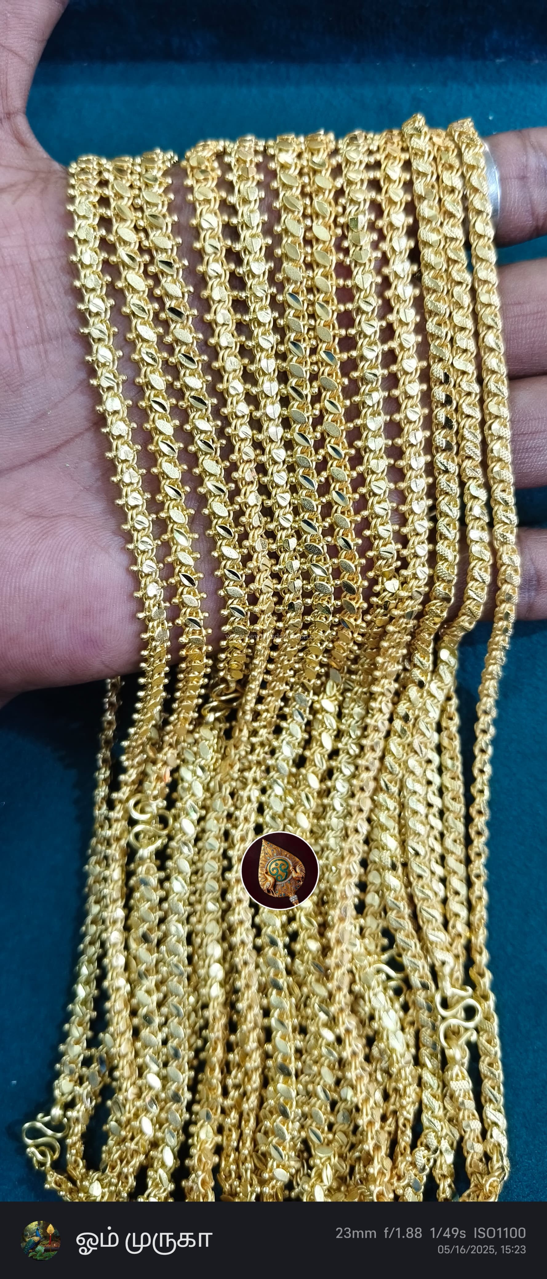 86 Real gold look chain NT 00864