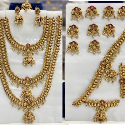Premium quality bridal set nt 0018